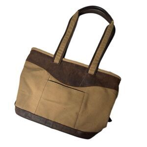 Canyon Outback Leather Large Tote Shoulder Bag Canvas